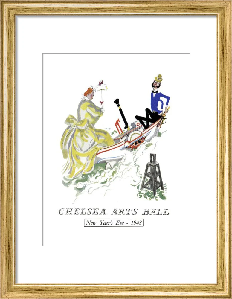 The Chelsea Arts Club Annual Ball 'London River' Art Print - Image 6