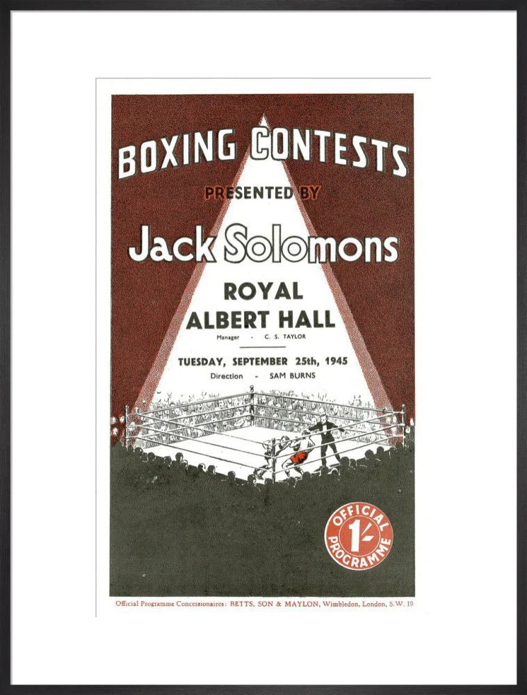 Boxing Contests 1945 Art Print - Image 19