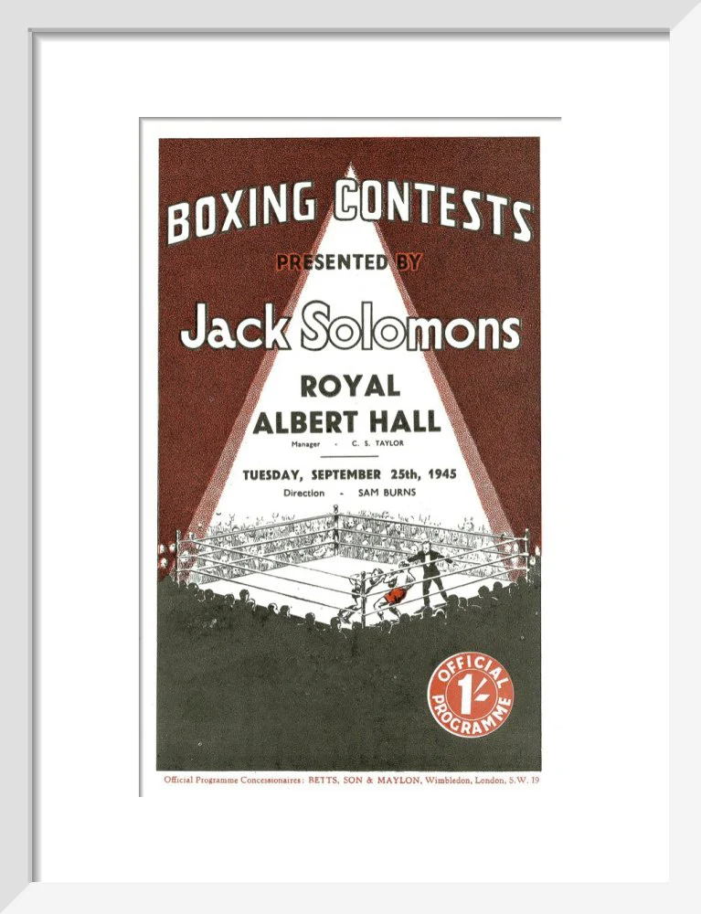 Boxing Contests 1945 Art Print - Image 5