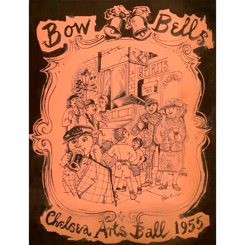 The Chelsea Arts Club Annual Ball 'Bow Bells' Art Print - Image 2
