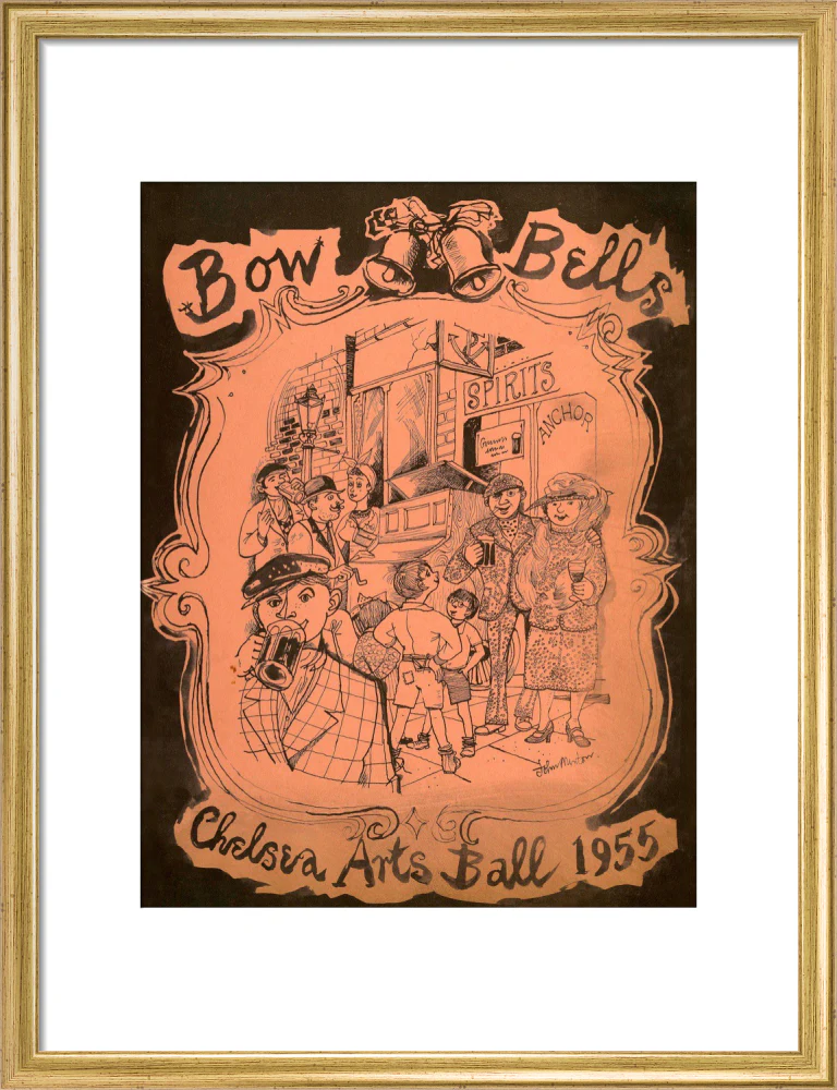 The Chelsea Arts Club Annual Ball 'Bow Bells' Art Print - Image 30