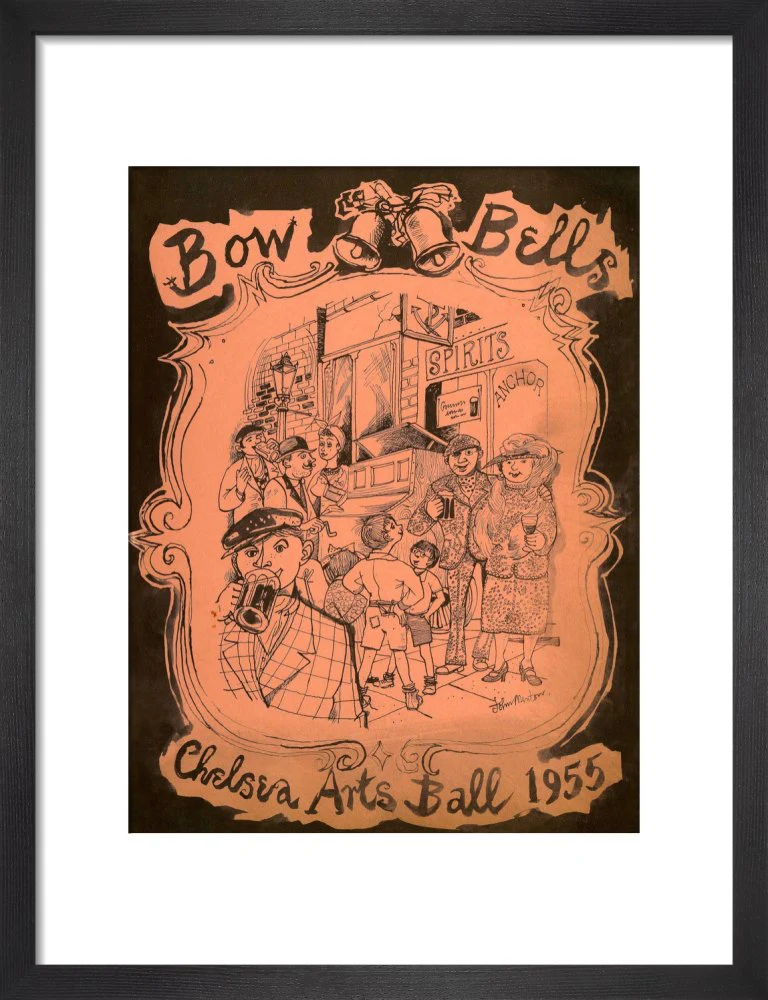 The Chelsea Arts Club Annual Ball 'Bow Bells' Art Print - Image 4