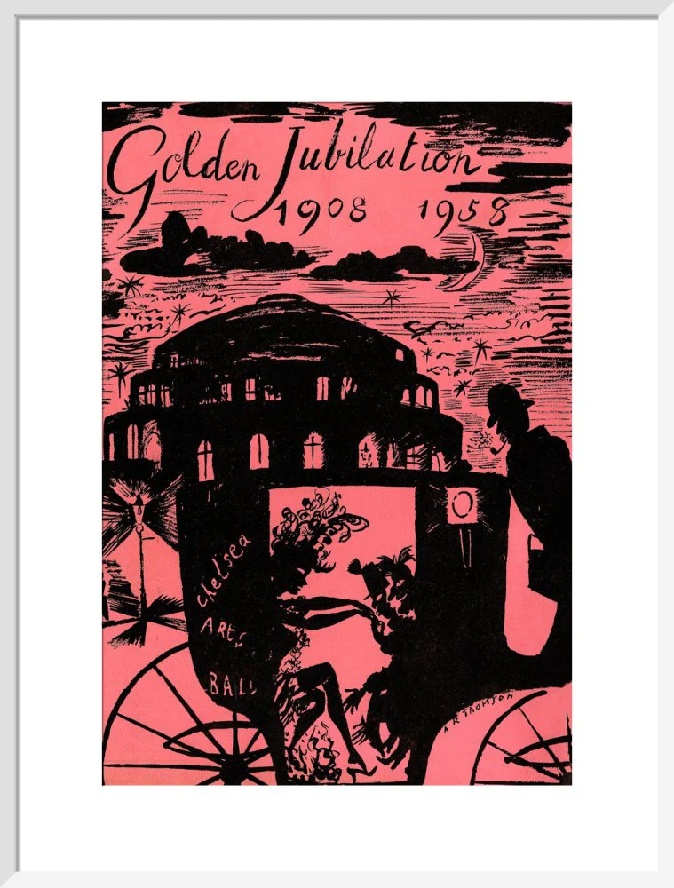 The Chelsea Arts Club Annual Ball 'Golden Jubilation' Art Print - Image 15