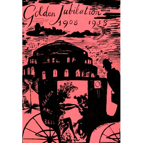 The Chelsea Arts Club Annual Ball 'Golden Jubilation' Art Print - Image 2
