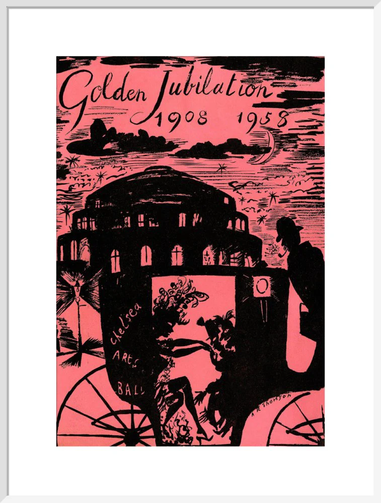 The Chelsea Arts Club Annual Ball 'Golden Jubilation' Art Print - Image 20