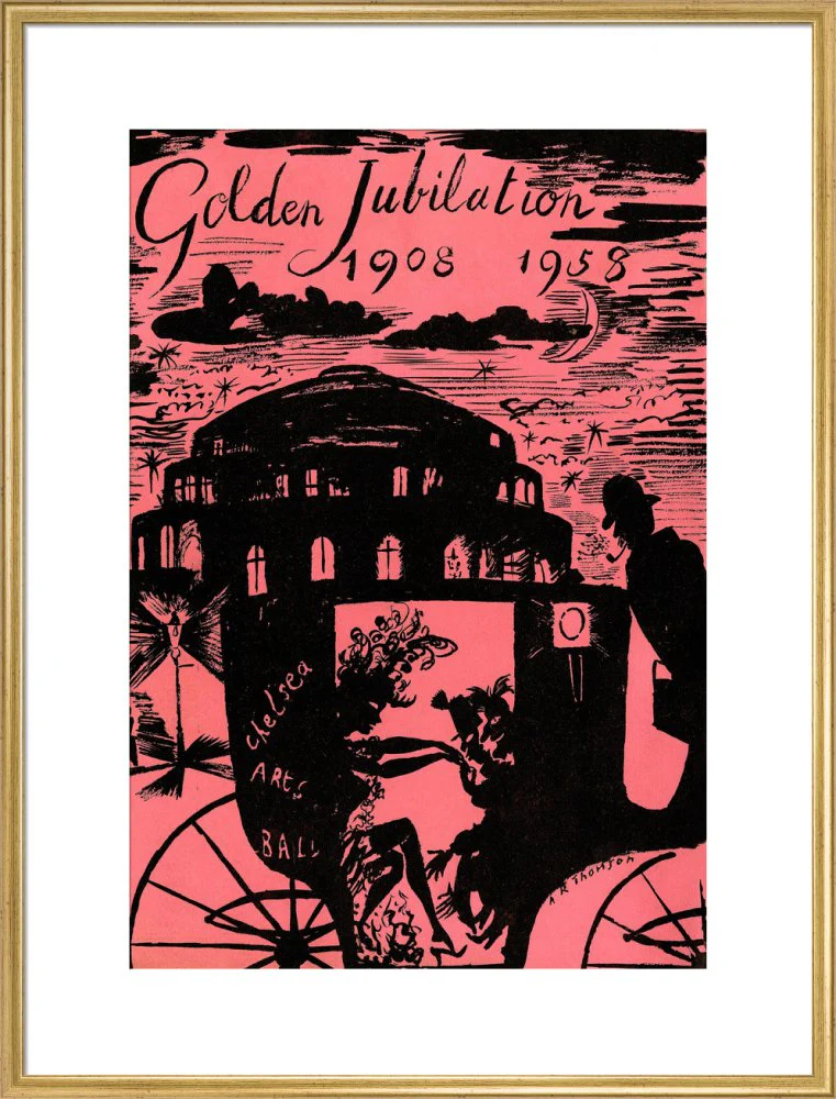 The Chelsea Arts Club Annual Ball 'Golden Jubilation' Art Print - Image 21