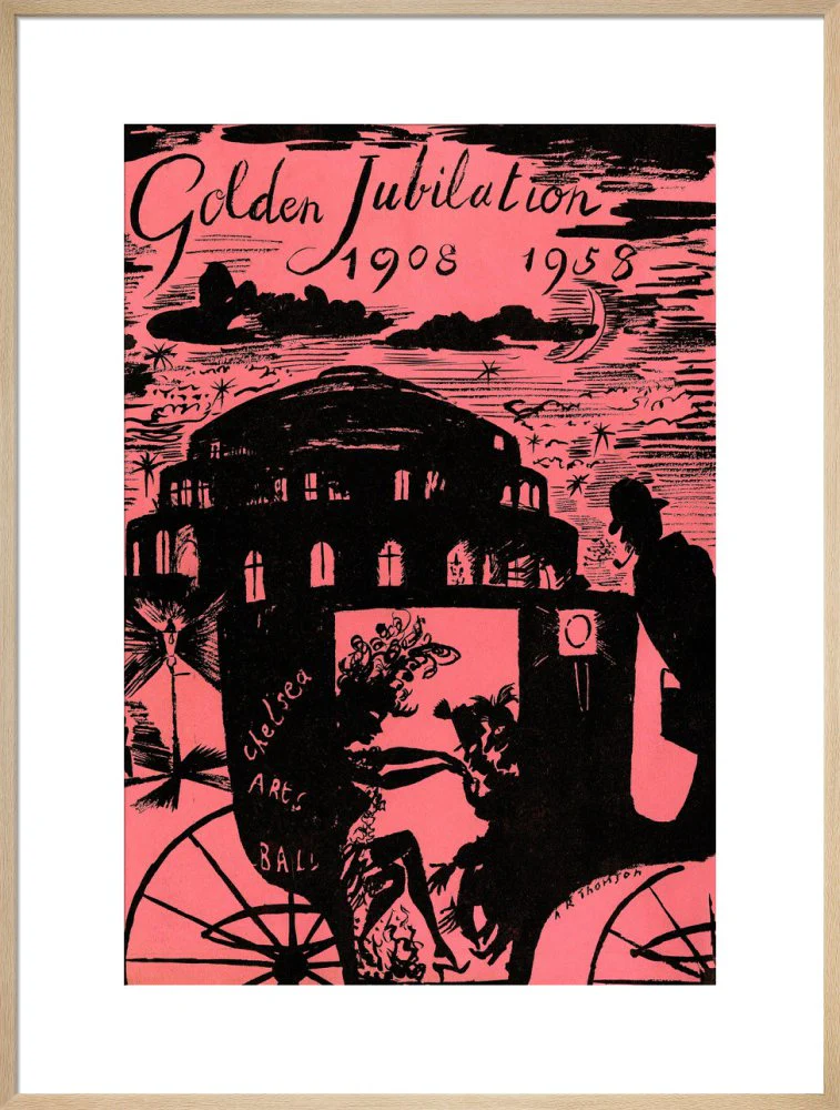 The Chelsea Arts Club Annual Ball 'Golden Jubilation' Art Print - Image 22