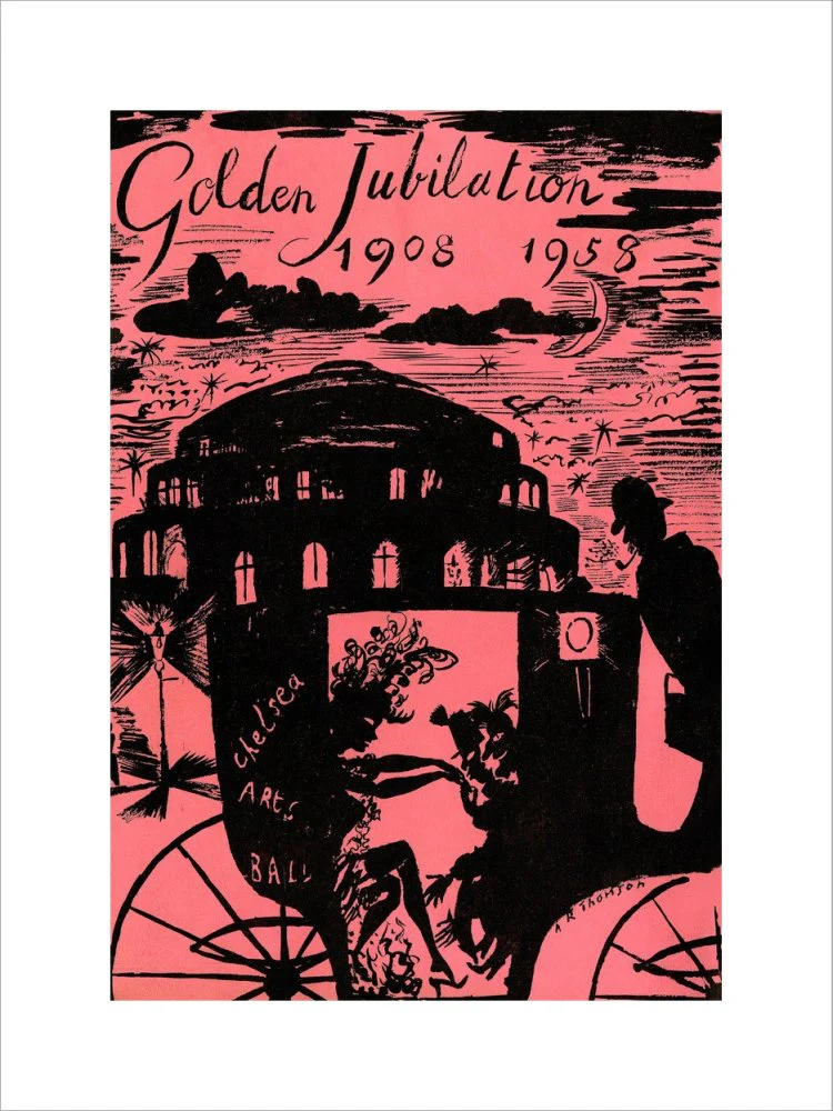 The Chelsea Arts Club Annual Ball 'Golden Jubilation' Art Print - Image 23