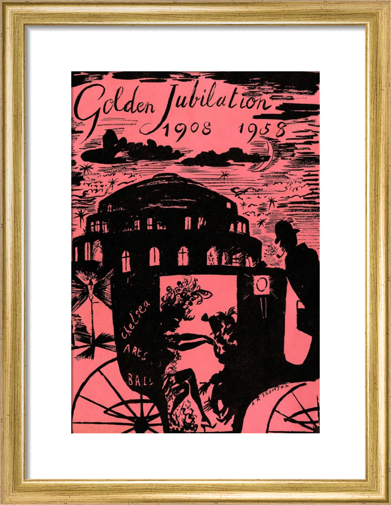 The Chelsea Arts Club Annual Ball 'Golden Jubilation' Art Print - Image 25