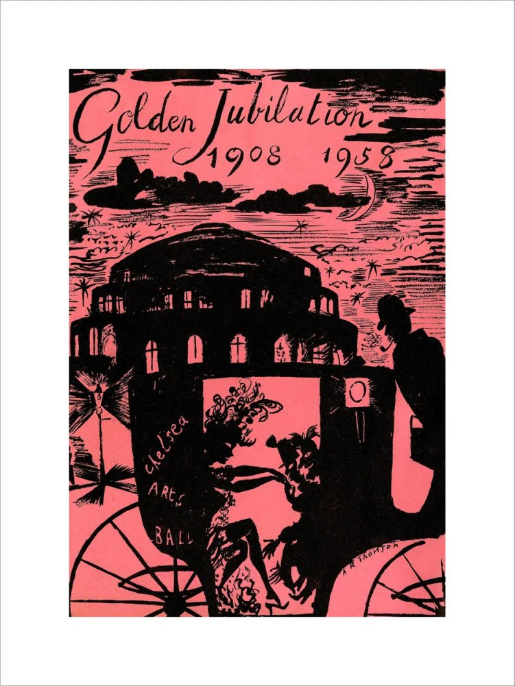 The Chelsea Arts Club Annual Ball 'Golden Jubilation' Art Print - Image 27