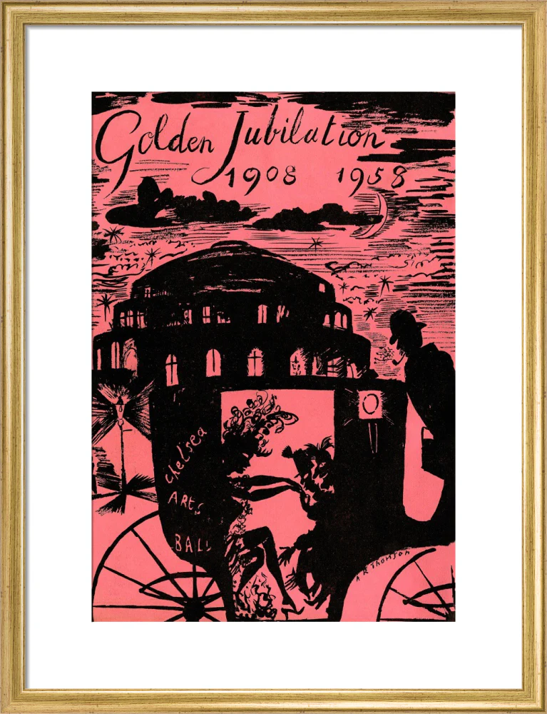 The Chelsea Arts Club Annual Ball 'Golden Jubilation' Art Print - Image 30