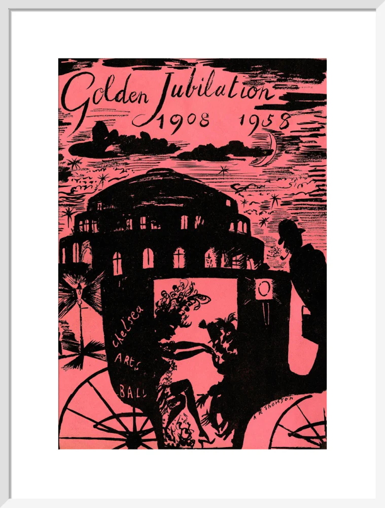 The Chelsea Arts Club Annual Ball 'Golden Jubilation' Art Print - Image 34