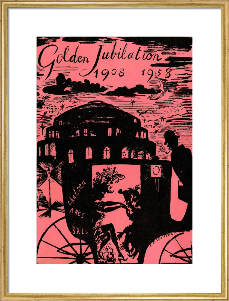 The Chelsea Arts Club Annual Ball 'Golden Jubilation' Art Print - Image 35