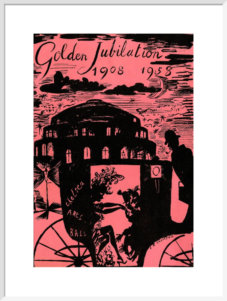 The Chelsea Arts Club Annual Ball 'Golden Jubilation' Art Print - Image 39