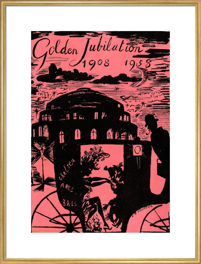 The Chelsea Arts Club Annual Ball 'Golden Jubilation' Art Print - Image 40