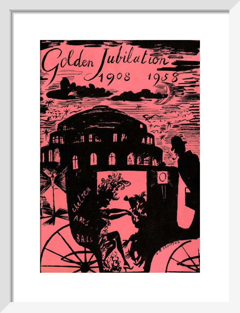 The Chelsea Arts Club Annual Ball 'Golden Jubilation' Art Print - Image 5