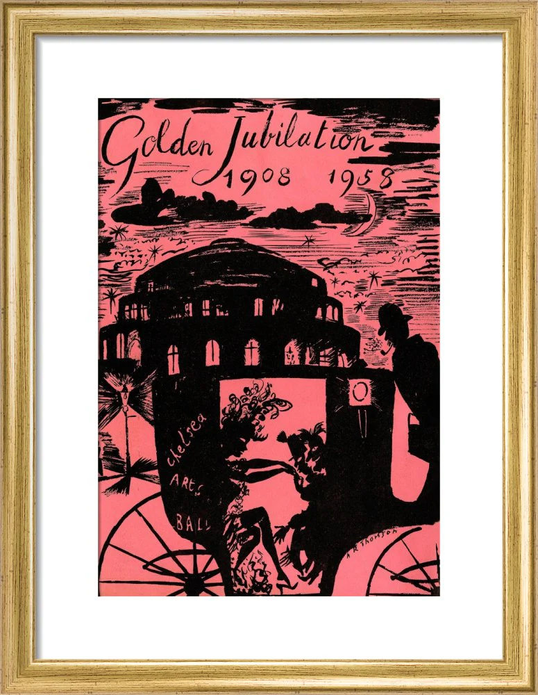 The Chelsea Arts Club Annual Ball 'Golden Jubilation' Art Print - Image 6