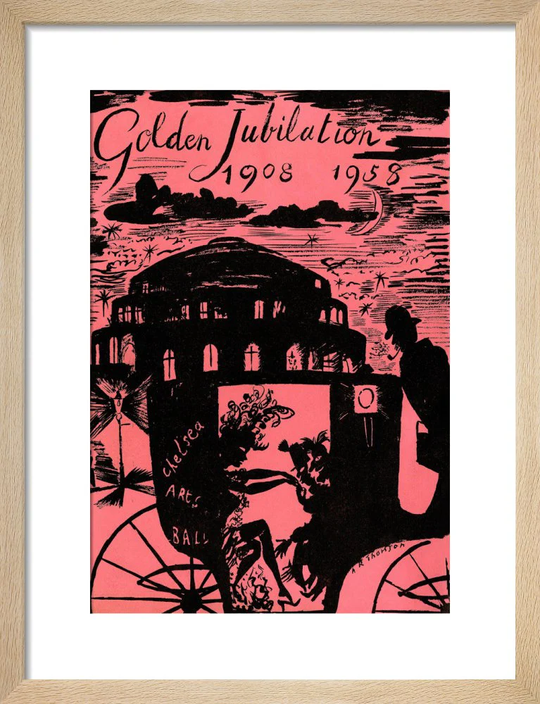 The Chelsea Arts Club Annual Ball 'Golden Jubilation' Art Print - Image 7