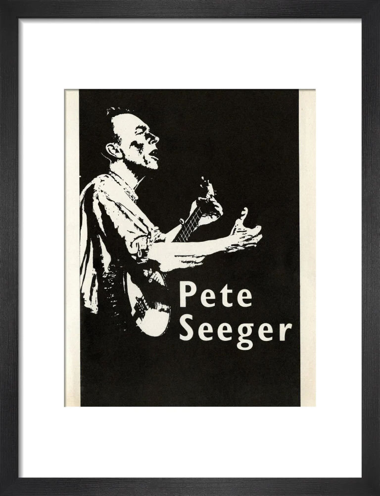 Pete Seeger 1961 Art Print