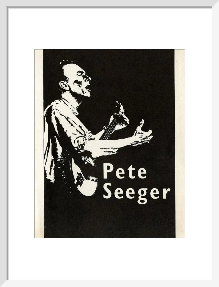 Pete Seeger 1961 Art Print - Image 10