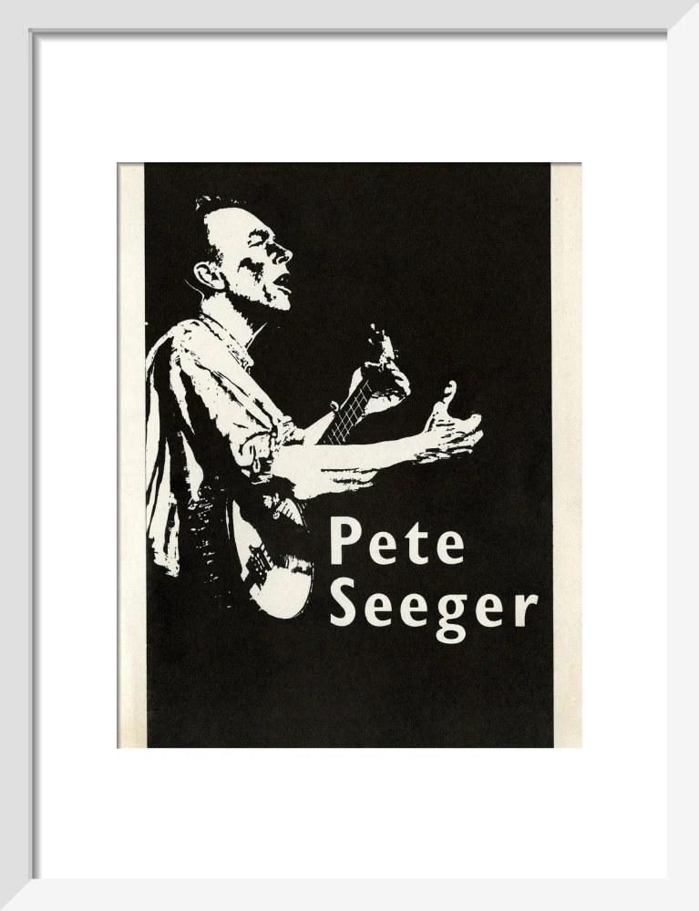 Pete Seeger 1961 Art Print - Image 24