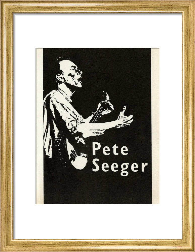 Pete Seeger 1961 Art Print - Image 25