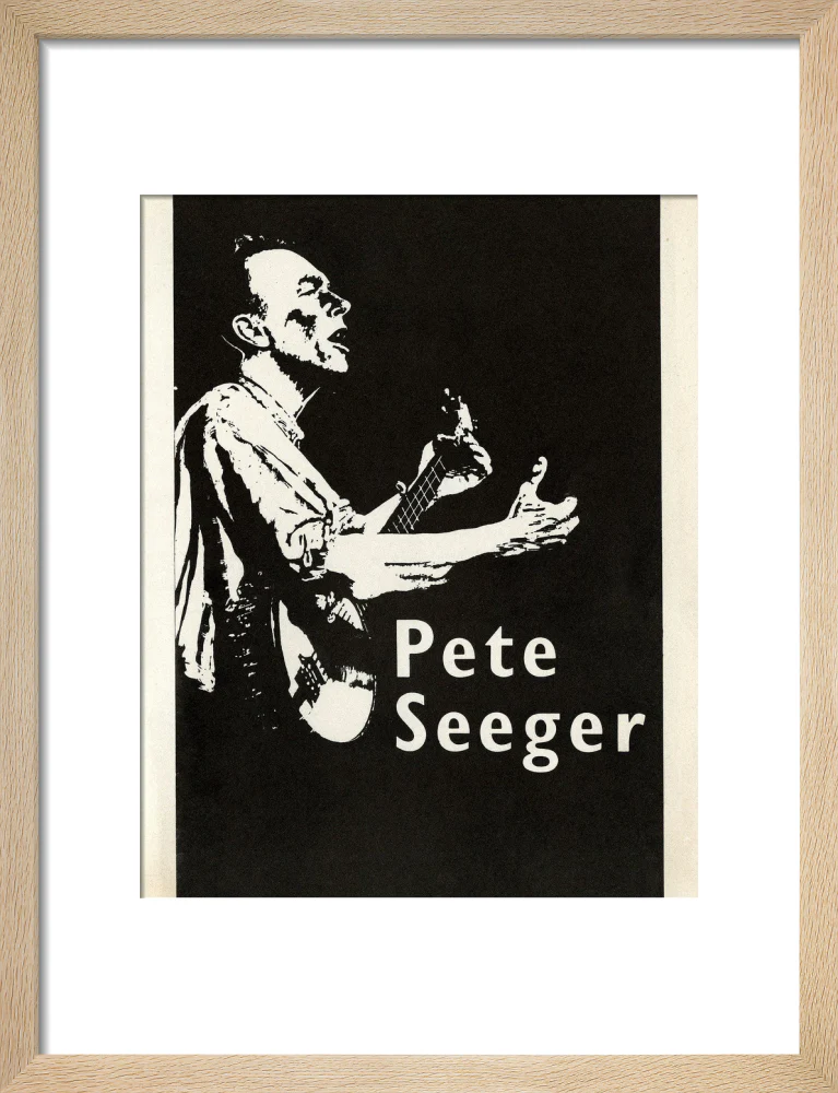 Pete Seeger 1961 Art Print - Image 26