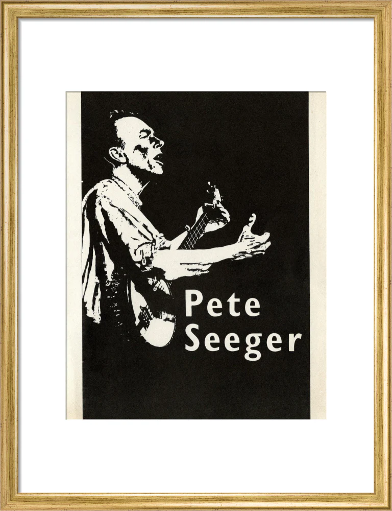 Pete Seeger 1961 Art Print - Image 30
