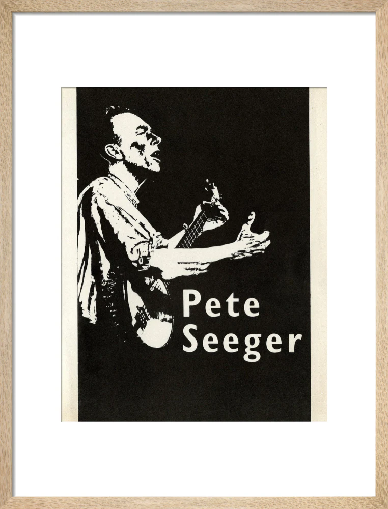 Pete Seeger 1961 Art Print - Image 31