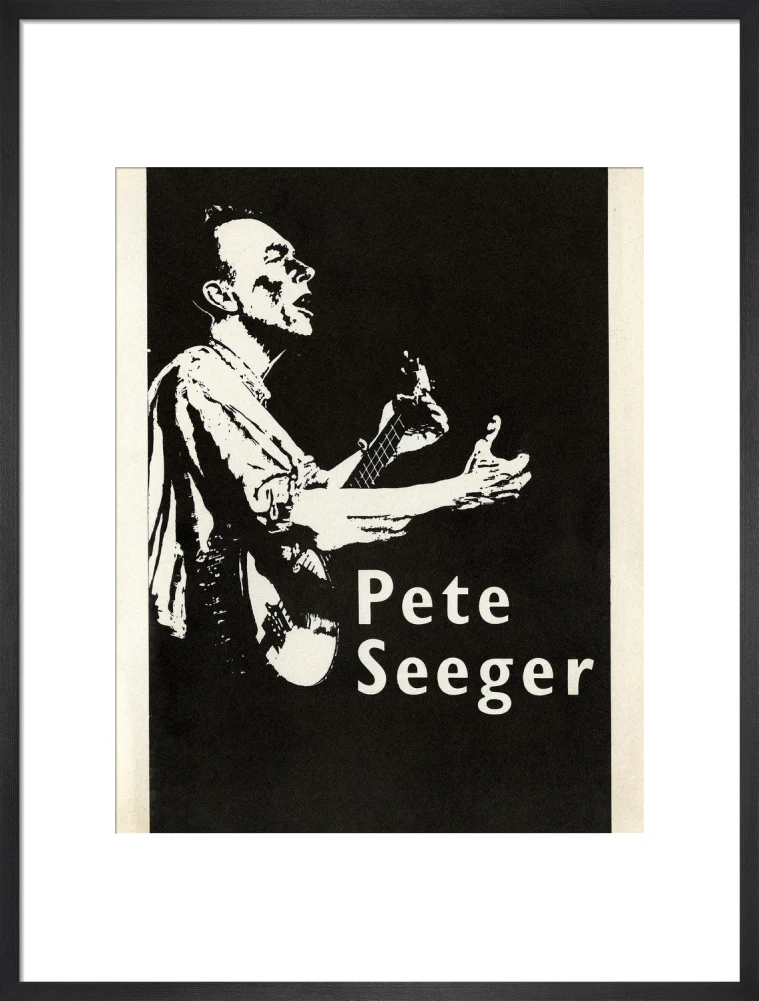 Pete Seeger 1961 Art Print - Image 33
