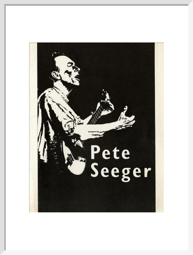 Pete Seeger 1961 Art Print - Image 34