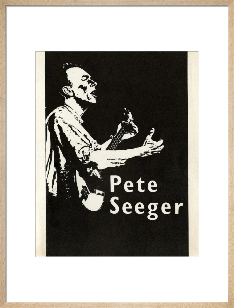 Pete Seeger 1961 Art Print - Image 36