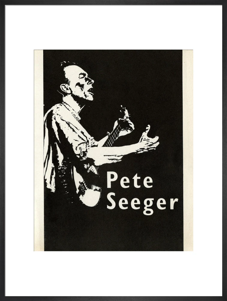 Pete Seeger 1961 Art Print - Image 38