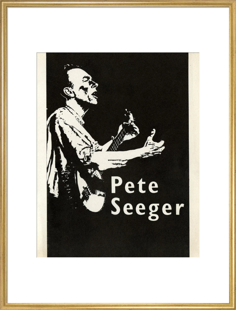 Pete Seeger 1961 Art Print - Image 40
