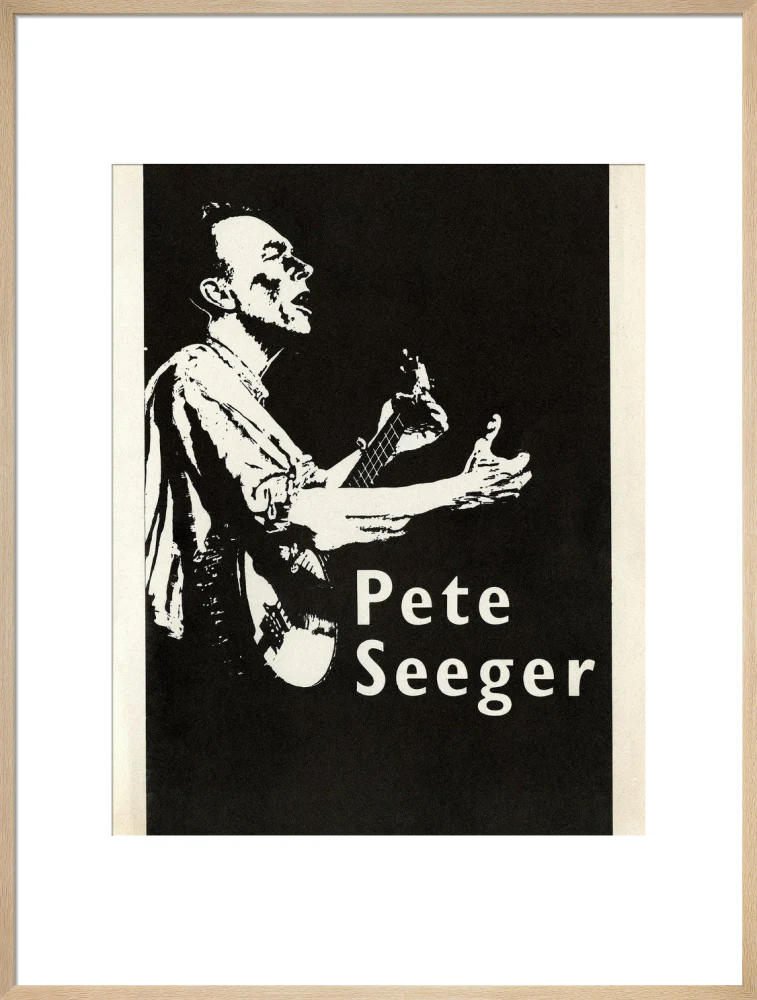 Pete Seeger 1961 Art Print - Image 41