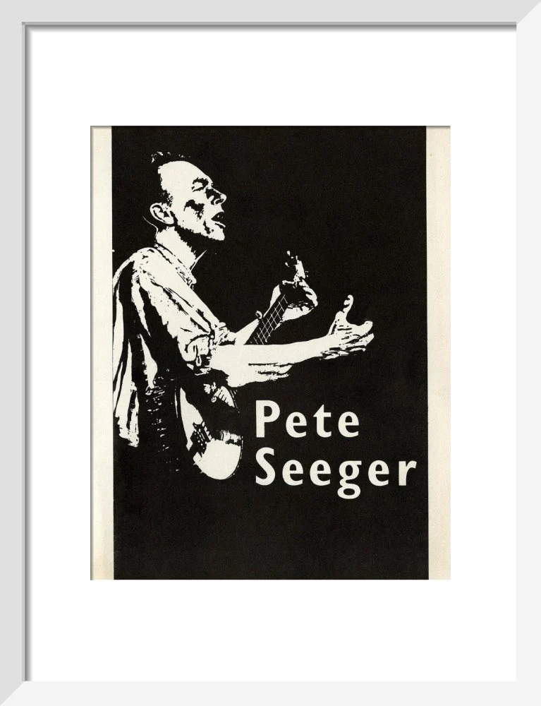 Pete Seeger 1961 Art Print - Image 5