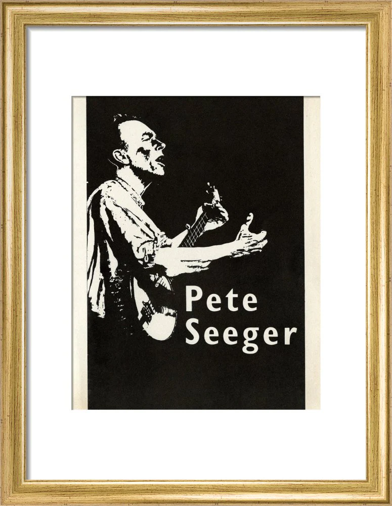 Pete Seeger 1961 Art Print - Image 6