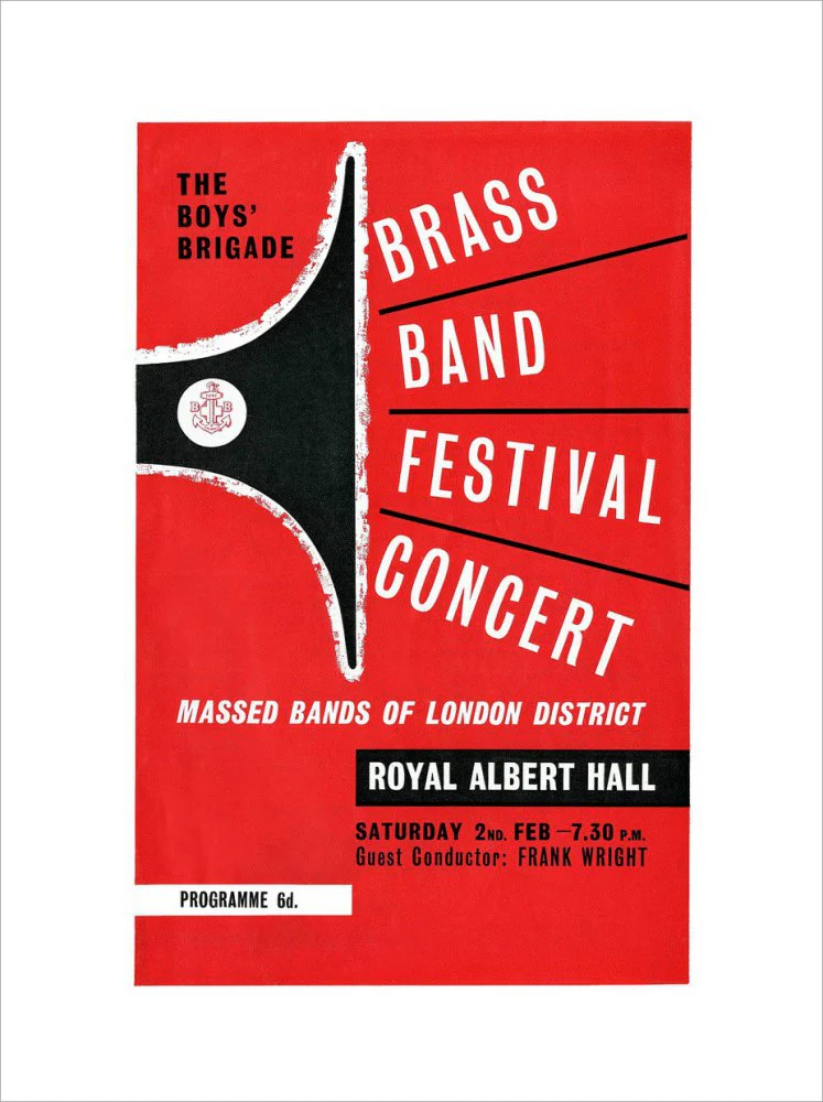 Boys' Brigade Brass Band Festival Concert Art Print - Image 18
