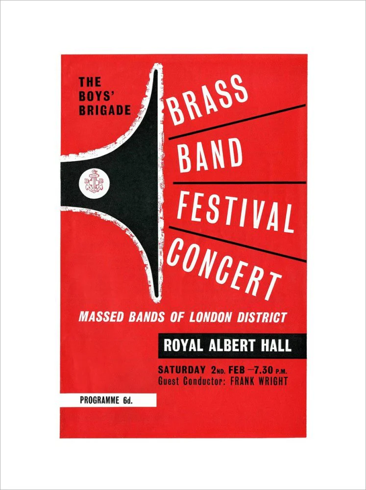 Boys' Brigade Brass Band Festival Concert Art Print - Image 37
