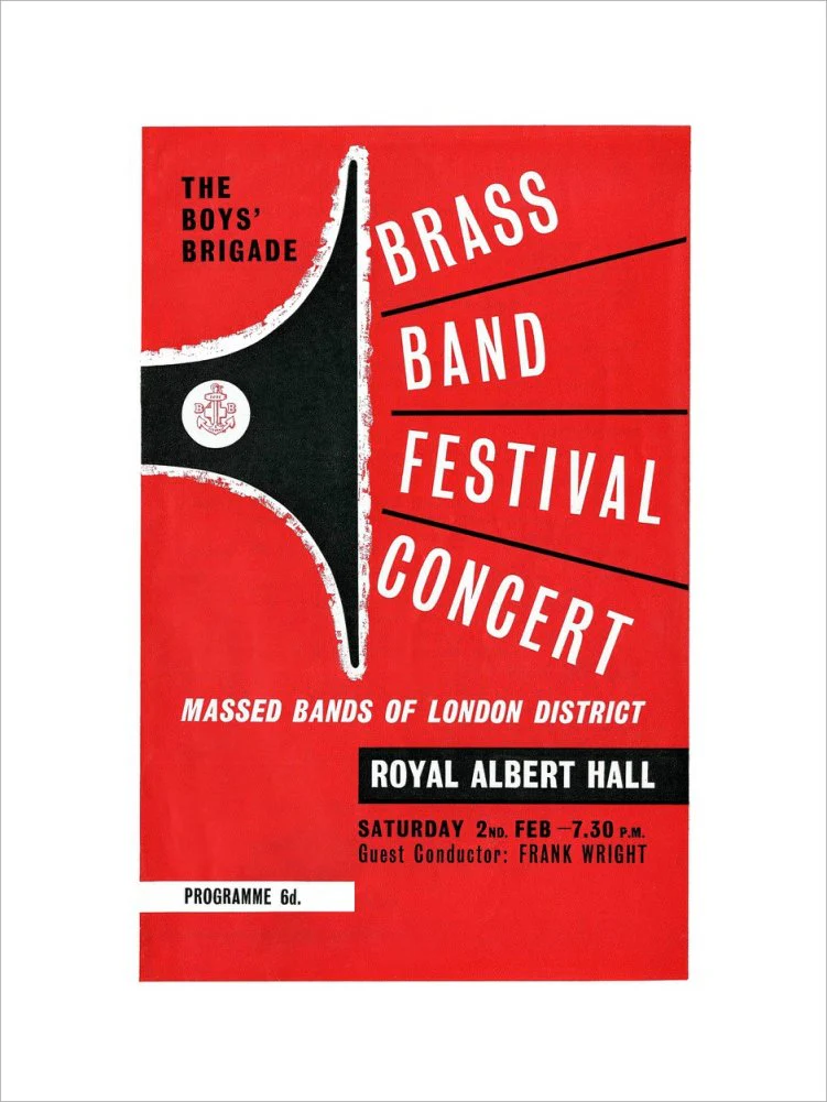 Boys' Brigade Brass Band Festival Concert Art Print - Image 8