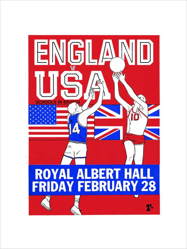 English Schools Basketball Tournament Art Print - Image 13
