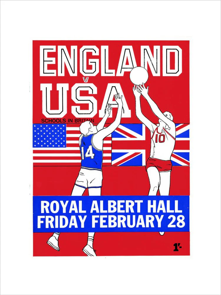 English Schools Basketball Tournament Art Print - Image 18