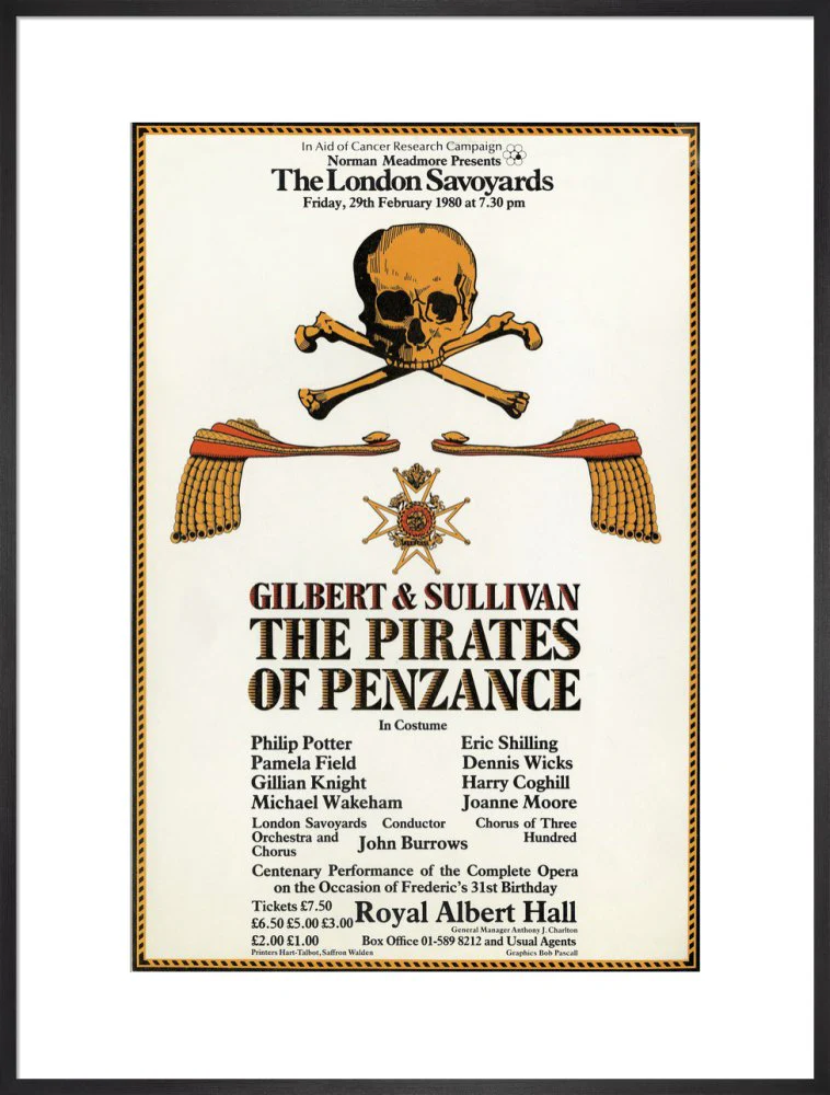 Gilbert & Sullivan's 'The Pirates of Penzance' Art Print - Image 19