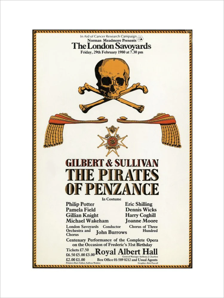 Gilbert & Sullivan's 'The Pirates of Penzance' Art Print - Image 23