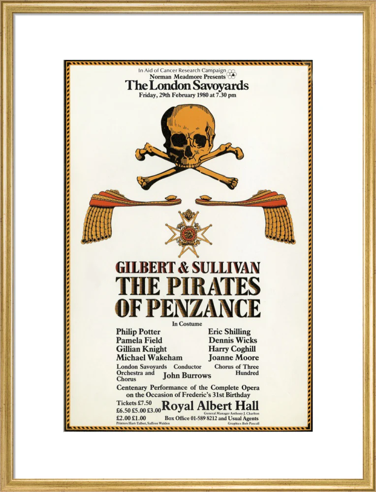 Gilbert & Sullivan's 'The Pirates of Penzance' Art Print - Image 35