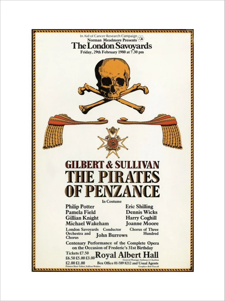 Gilbert & Sullivan's 'The Pirates of Penzance' Art Print - Image 37