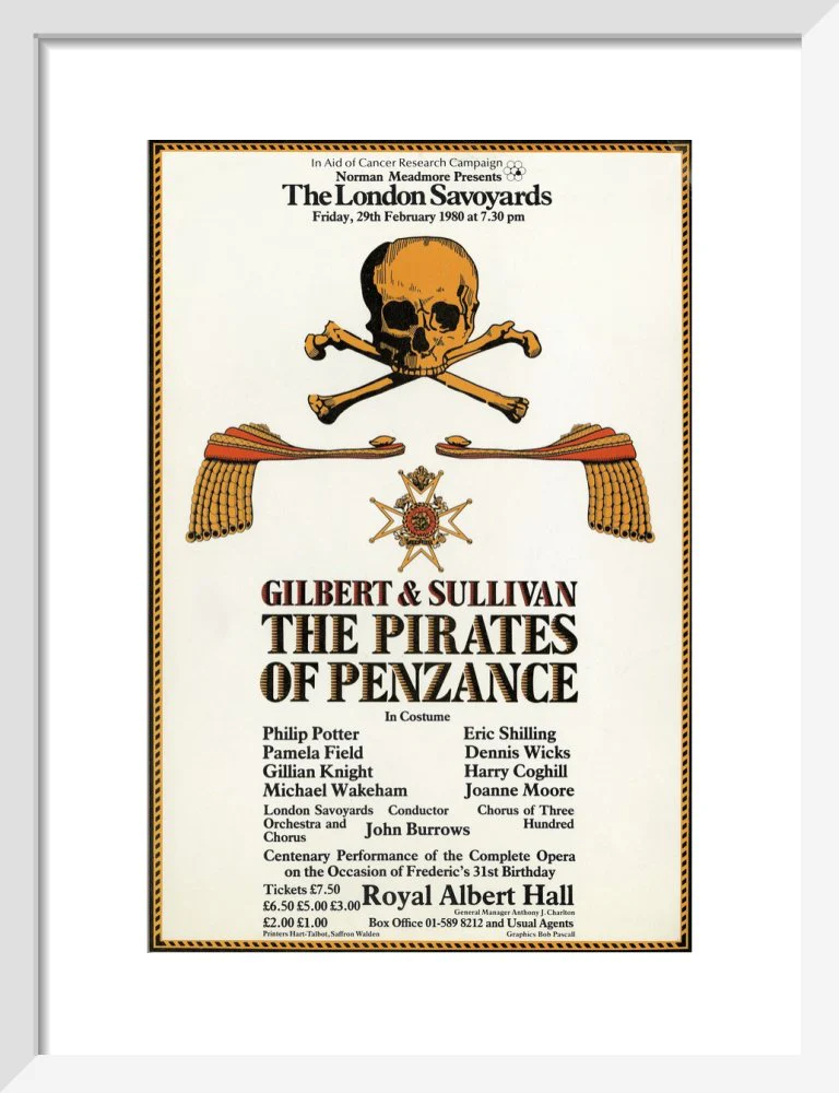Gilbert & Sullivan's 'The Pirates of Penzance' Art Print - Image 5