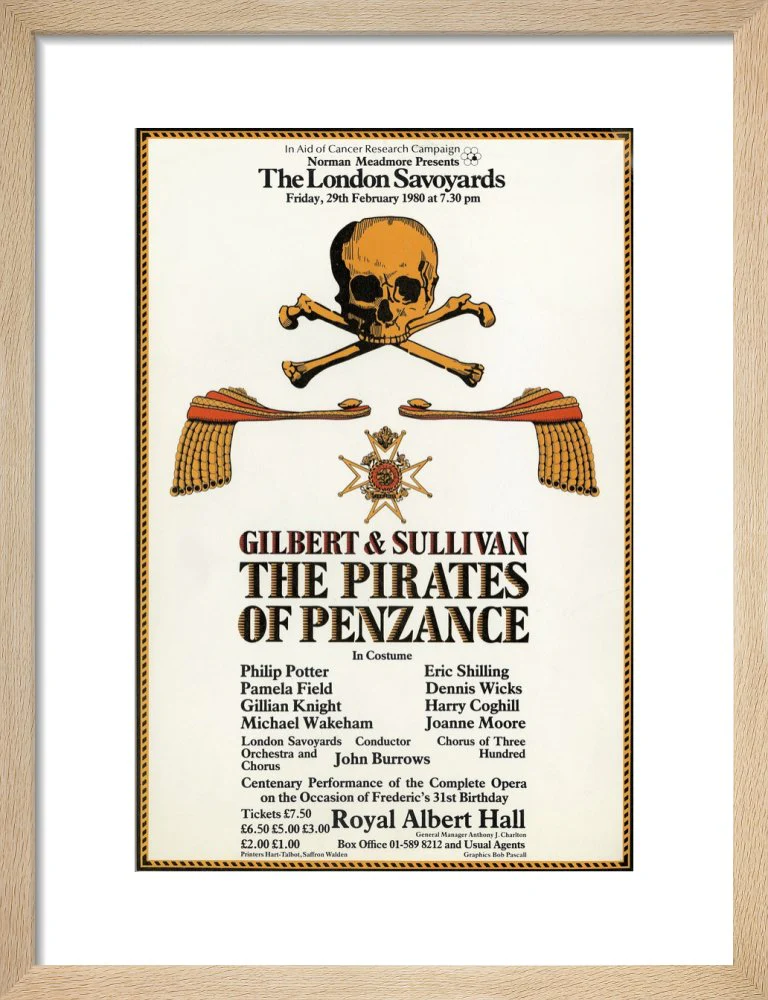 Gilbert & Sullivan's 'The Pirates of Penzance' Art Print - Image 7