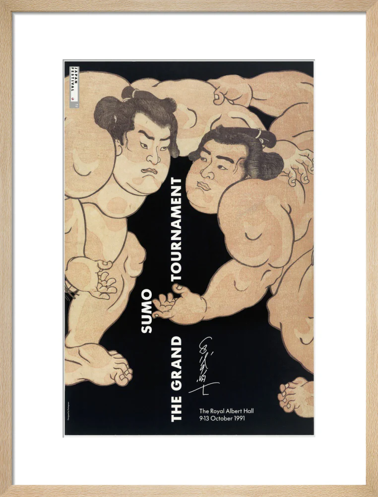The Grand Sumo Tournament Art Print - Image 31