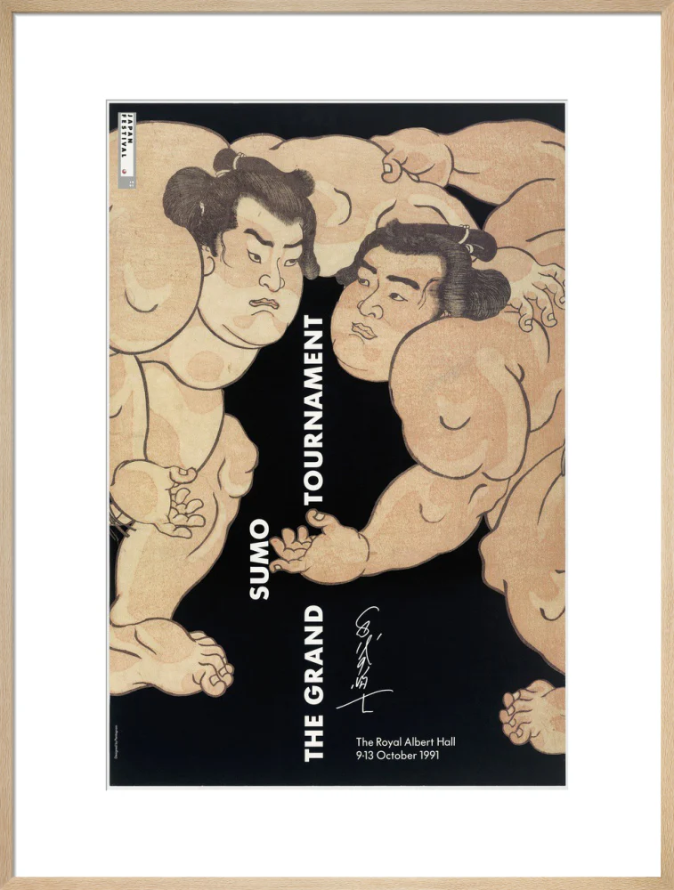 The Grand Sumo Tournament Art Print - Image 41